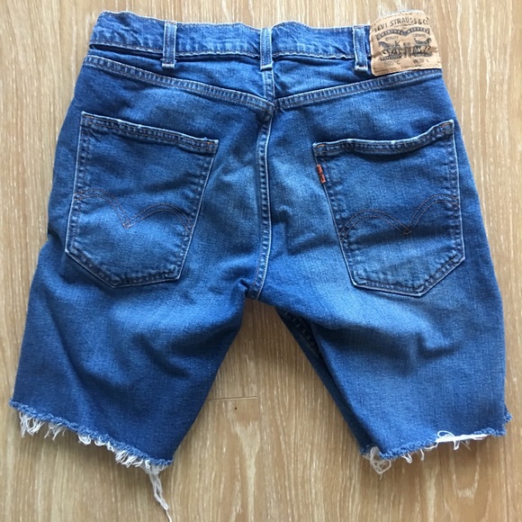 men's levi 505 jean shorts